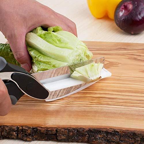 Stainless Steel 4 In 1 Clever Cutter Black