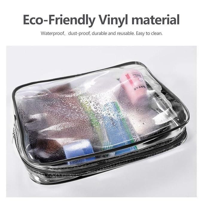 Clear PVC Cosmetic Bags Travel Toiletry Bag