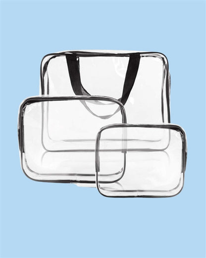 Clear PVC Cosmetic Bags Travel Toiletry Bag