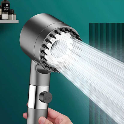 High Pressure 3-Setting Handheld filtration brush Shower head